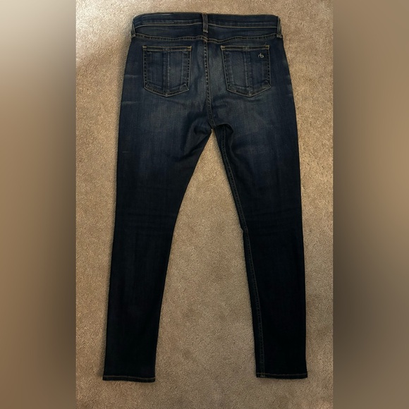 Rag & Bone "Dark Shredded" crop Cut # 12710.  Style # W1526K520DSH. Size 27. - Picture 3 of 5